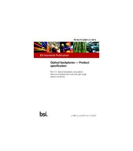 BS PD IEC/TS 62661-2-1:2013