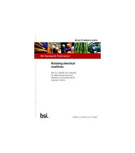 BS PD IEC/TS 60034-2-3:2013
