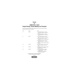 ASME B16.11-2016 Errata