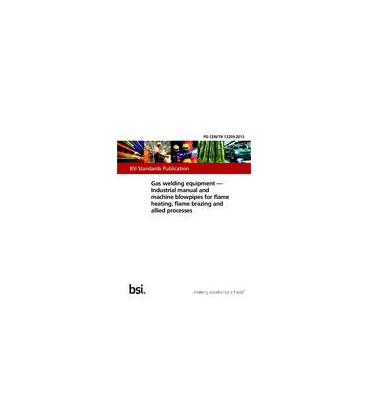 BS PD CEN/TR 13259:2013