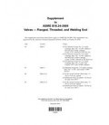 ASME B16.34-2009 Supplement
