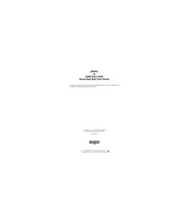 ASME B18.5-2008 Errata (2009)