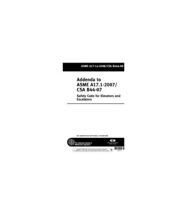 ASME A17.1a-2008