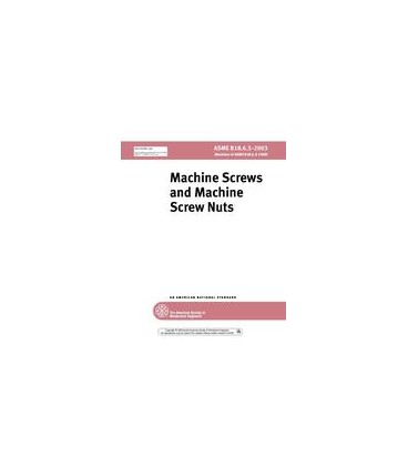 ASME B18.6.3-2003 (R2008)