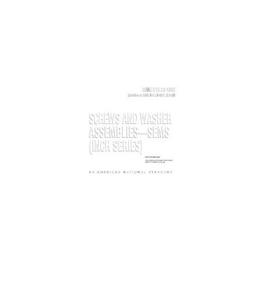 ASME B18.13-1996 (R2013)