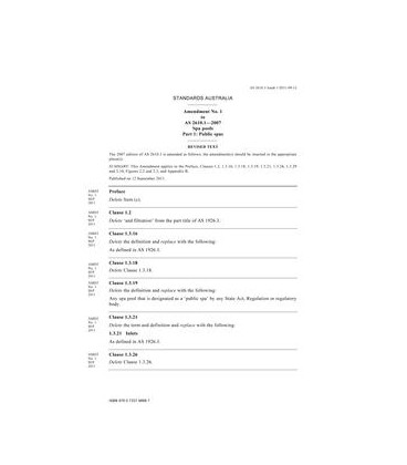 AS 2610.1-2007 AMDT 1