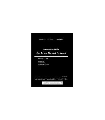 ASME B133.5-1978 (R1997)