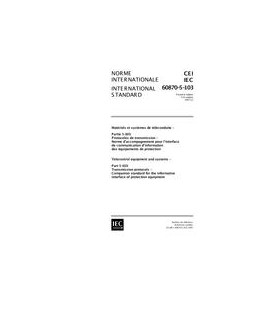 IEC 60870-5-103 Ed. 1.0 b:1997