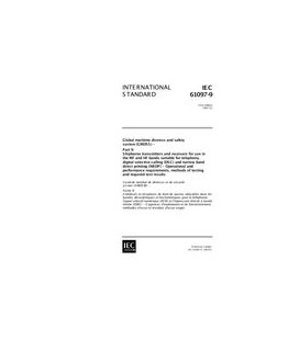 IEC 61097-9 Ed. 1.0 en:1997