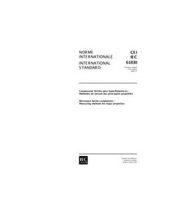 IEC 61830 Ed. 1.0 b:1997