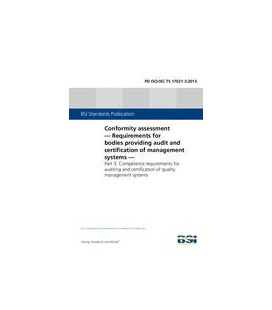 BS PD ISO/IEC TS 17021-3:2013
