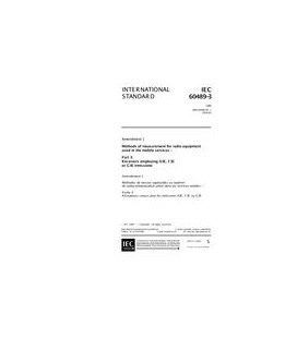 IEC 60489-3 Amd.1 Ed. 2.0 en:1999