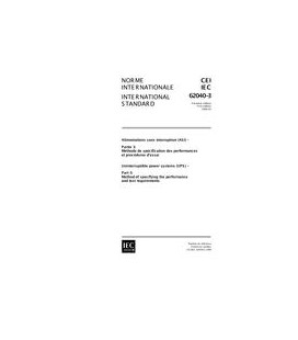 IEC 62040-3 Ed. 1.0 b:1999