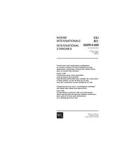 IEC 61076-4-104 Ed. 1.0 b:1999