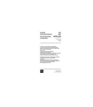 IEC 61076-4-104 Ed. 1.0 b:1999