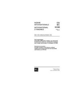 IEC 61540 Ed. 1.1 b:1999