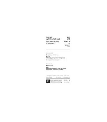 IEC 60127-1 Amd.1 Ed. 1.0 b:1999