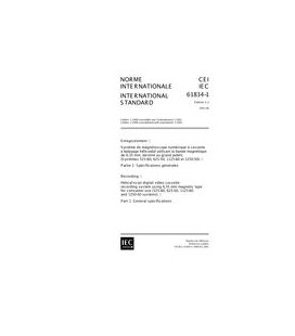 IEC 61834-1 Ed. 1.1 b:2001