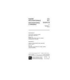 IEC 61029-2-8 Amd.2 Ed. 1.0 b:2001