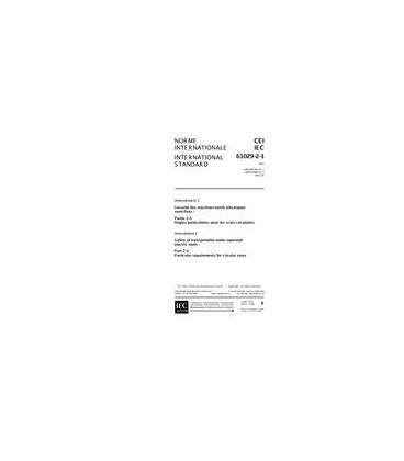 IEC 61029-2-1 Amd.2 Ed. 1.0 b:2001