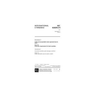 IEC 61029-2-4 Amd.1 Ed. 1.0 en:2001