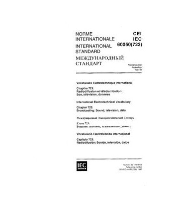 IEC 60050-723 Ed. 1.0 t:1997