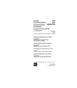 IEC 60050-723 Ed. 1.0 b:1997