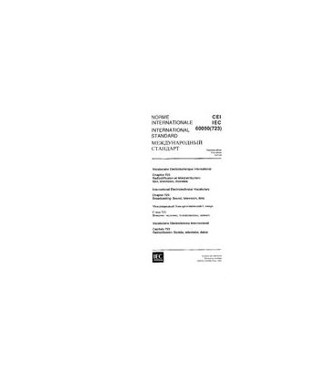 IEC 60050-723 Ed. 1.0 b:1997
