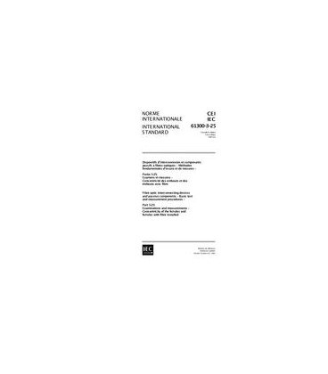IEC 61300-3-25 Ed. 1.0 b:1997