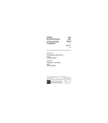 IEC 60851-5 Amd.1 Ed. 3.0 b:1997