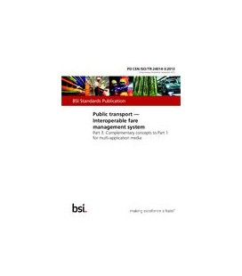 BS PD CEN ISO/TR 24014-3:2013