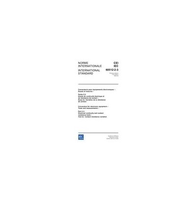IEC 60512-2-3 Ed. 1.0 b:2002