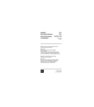 IEC 61249-2-18 Ed. 1.0 b:2002