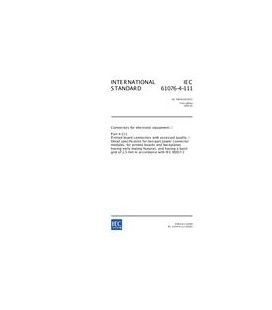 IEC 61076-4-111 Ed. 1.0 en:2002