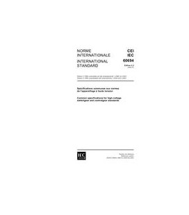 IEC 60694 Ed. 2.2 b:2002
