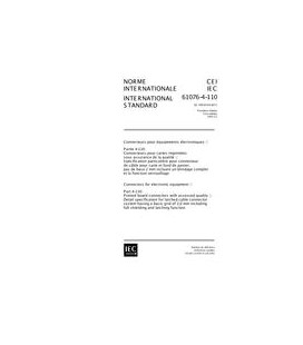 IEC 61076-4-110 Ed. 1.0 b:2001