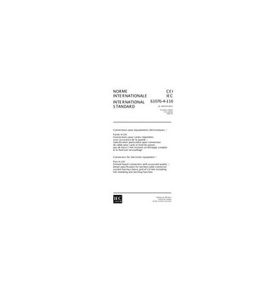 IEC 61076-4-110 Ed. 1.0 b:2001
