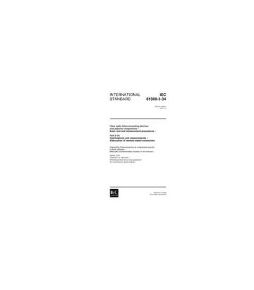 IEC 61300-3-34 Ed. 2.0 en:2001