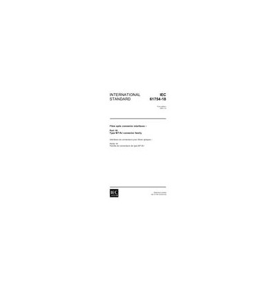 IEC 61754-18 Ed. 1.0 en:2001