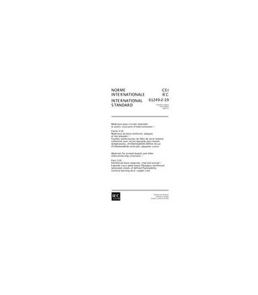 IEC 61249-2-19 Ed. 1.0 b:2001