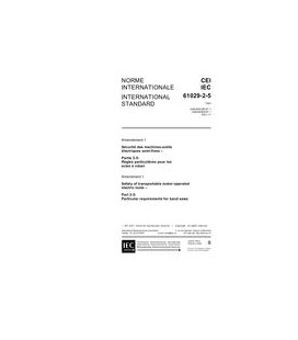 IEC 61029-2-5 Amd.1 Ed. 1.0 b:2001