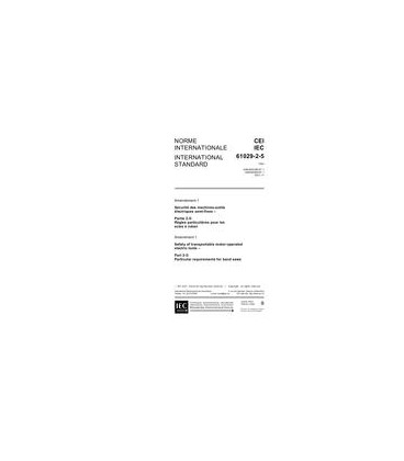 IEC 61029-2-5 Amd.1 Ed. 1.0 b:2001