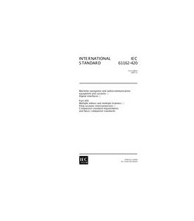 IEC 61162-420 Ed. 1.0 en:2001