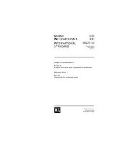 IEC 60127-10 Ed. 1.0 b:2001