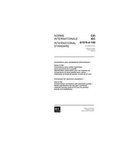 IEC 61076-4-100 Ed. 2.0 b:2001