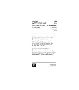 IEC 61076-4-101 Ed. 2.0 b:2001