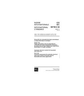 IEC 60730-2-16 Ed. 1.2 b:2001