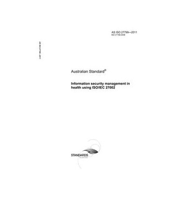 AS ISO 27799-2011