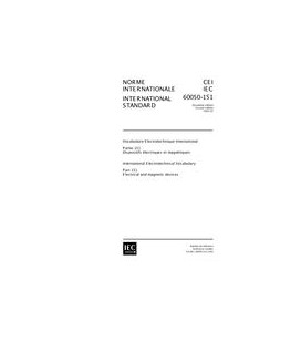 IEC 60050-151 Ed. 2.0 b:2001