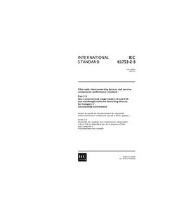 IEC 61753-2-3 Ed. 1.0 en:2001
